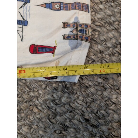 M&S Marks and Spencer London England UK Themed Flannel Pajama Set Kids Boys 3-4 - Picture 8 of 9